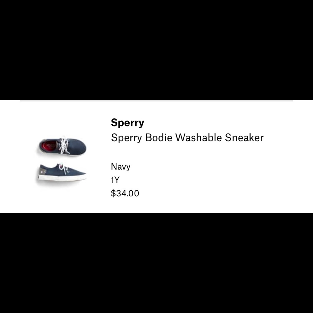 Sperry Bodie Washable Sneaker Kids